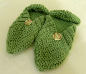 FREE Patchwork Slippers Knitting Pattern
